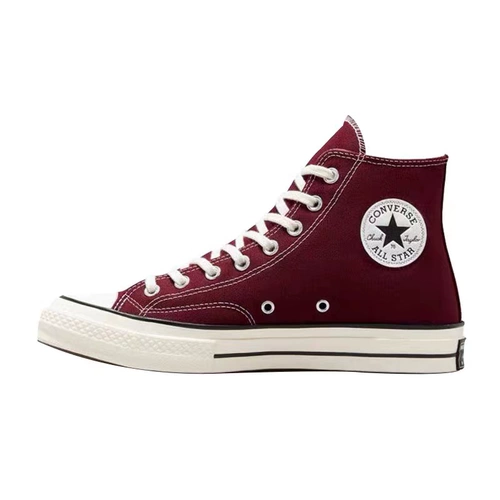 Converse, samsung, ретро бордовые тканевые конверсы подходит для мужчин и женщин