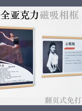 海报框免打孔相框亚克力简约简介