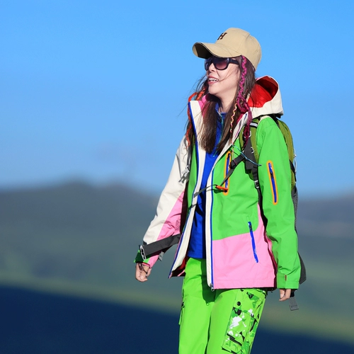 雪丘岛 Демисезонный комплект, ветрозащитная водонепроницаемая куртка, дышащий съёмный альпинистский вкладыш для путешествий, «три в одном»