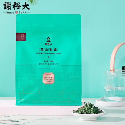 2026新茶谢裕大黄山毛峰高山醇香毛峰茶袋装200g绿茶官方旗舰正品 - 图1