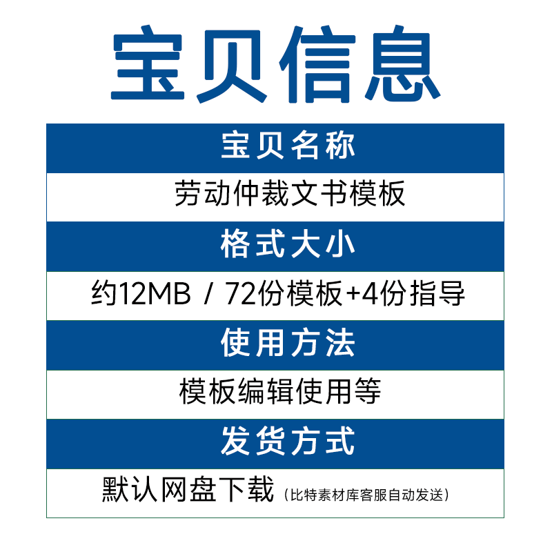 劳动仲裁补偿争议实操案例表格模板起诉讼指导答辩委托授权申请书 - 图3