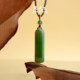 Zhou Taisheng Hetian Jade Pendant Women's Wushi Brand Necklace