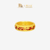 Chow Tai Sang National Treasures Co-branded|Golden Red Mantang Ring Pure Gold Bracelet as a Gift for Your Girlfriend’s Birthday