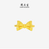 Zhou Taisheng gold bow ring women's hard gold fugitive princess female ring ring as a birthday gift for girlfriend