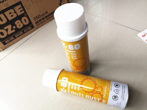 OZ80喷雾黄油耐热润滑油脂进口轴承车用门锁滑轨润滑剂防锈剂包邮 - 图0
