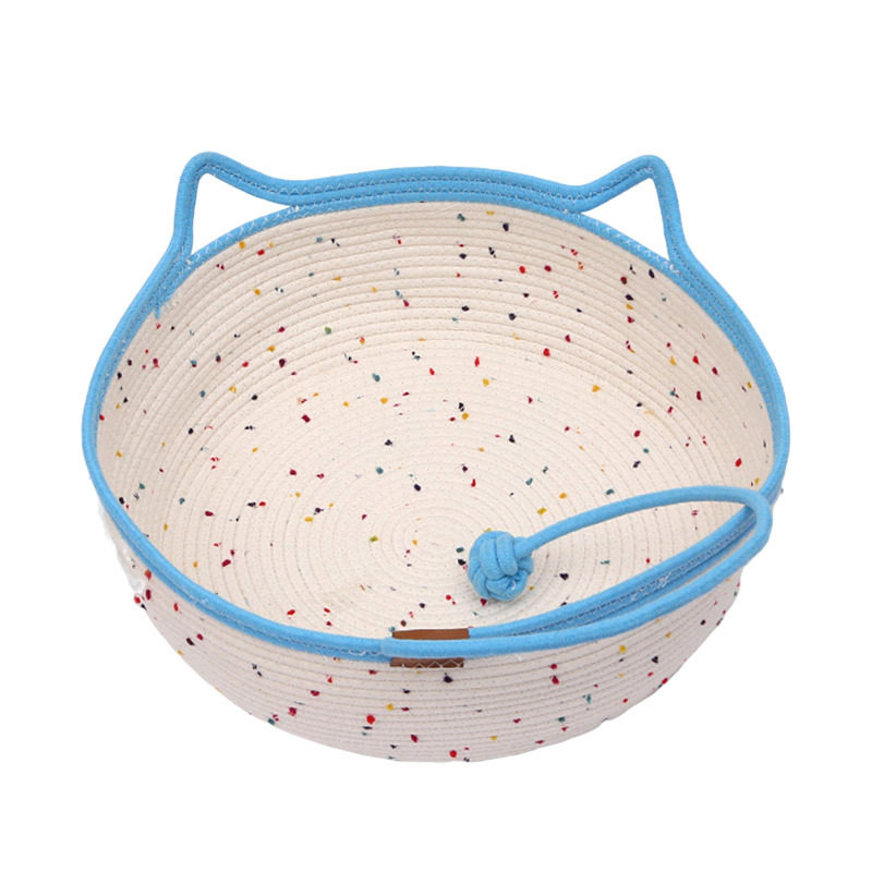 棉麻绳加厚冬季猫窝厂家直销保暖编织猫咪窝垫子,淘宝优惠券,粉丝福利购,淘宝优惠卷