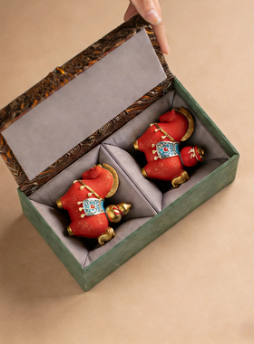 创意马年招财唐马树脂摆件