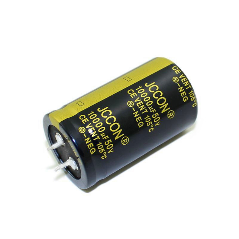 50v10000uf  50v JCCON黑金 全新 功放音频 滤波电容25*50  30*50 - 图0