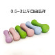 Bone-shaped cast iron frosted plastic-impregnated small dumbbells for women and children 1/1.5kg 2kg yoga jumping arm training