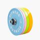 Macaron 5cm large hole full rubber barbell piece