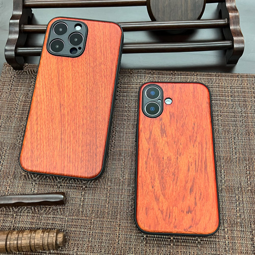 适用iPhoneXSMAX手机壳木质创意8plus实木全包苹果XR保护套SE23天然胡桃木16ProMax防摔15/17Pro硬壳男14/13 - 图1