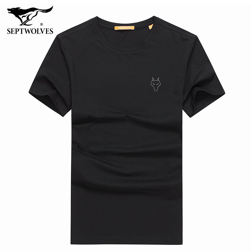 七匹狼短袖2020夏季新款男士t t恤 七匹狼威派T恤