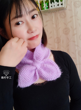 手工帽子宝宝小围巾围脖材料包