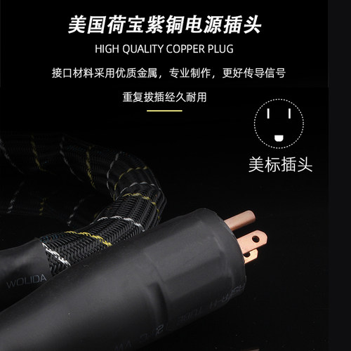 能量之源 power source XP MKII 发烧级电源线 hifi电源线 前级线 - 图0