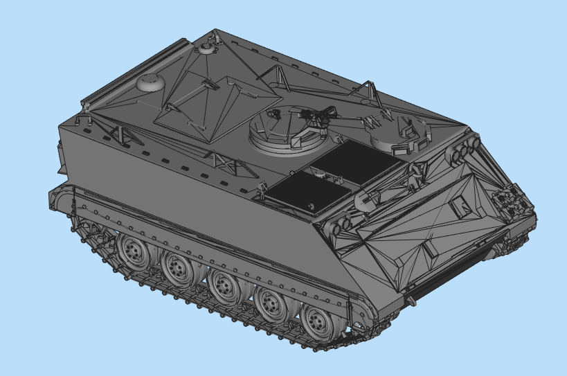 现代 美军 M113 运兵车 装甲车 海湾战争 沙漠风暴 1/100 1/87 - 图1