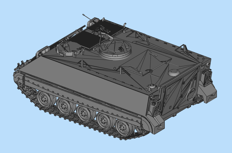 现代 美军 M113 运兵车 装甲车 海湾战争 沙漠风暴 1/100 1/87 - 图2