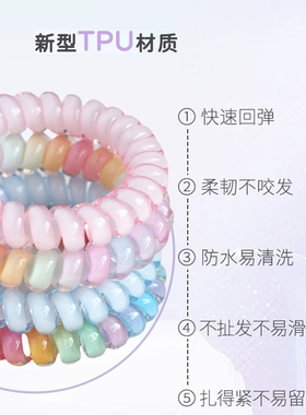 M码彩虹TT圈平替中号电话线发圈