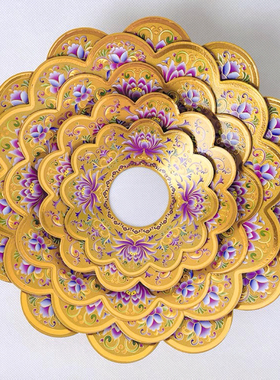 香炉围加厚莲花合金家用