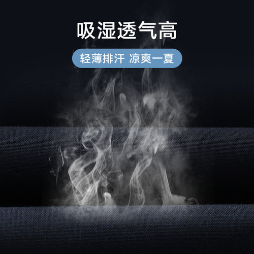男士商务西裤易打理直筒浪登2026夏季凉感通勤正装商旅西装长裤男 - 图1