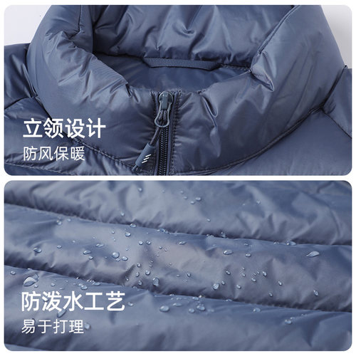 【轻薄内胆】浪登羽绒服马夹男短2025年冬季内搭外穿马甲背心外套 - 图2