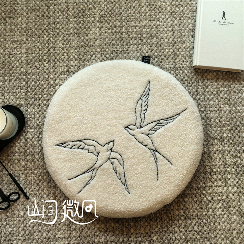 Memory foam seat cushion, antique French style, new Chinese style chair cushion, bay window, latex fart cushion, round cushion, round stool cushion, round
