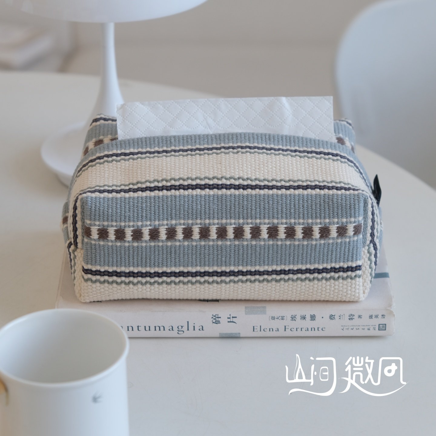 重工高级感纸巾盒中古风红色复古包豪斯纸巾袋桌面抽纸收纳ins风,淘宝优惠券,粉丝福利购,淘宝优惠卷