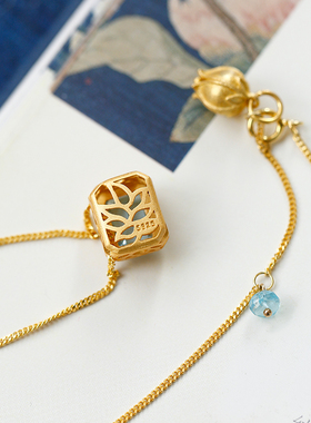 【饮露】软语原创设计磷灰石手链