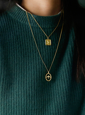 写给春天的信丨纯银飞燕项链