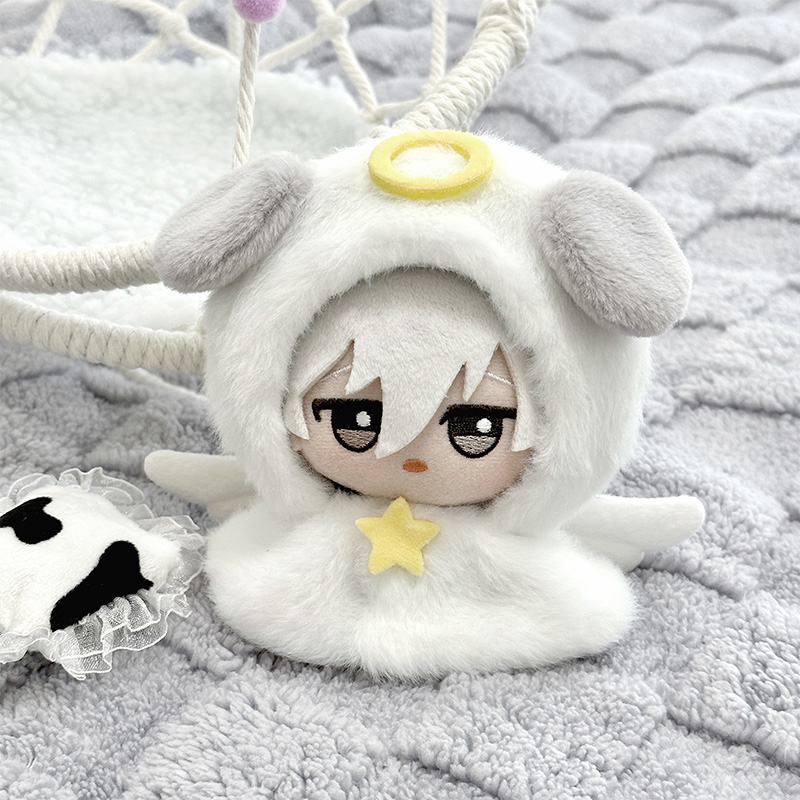 气球暖暖星 现货 天使斗篷恶魔斗篷棉花娃娃衣服10cm款 - 图1