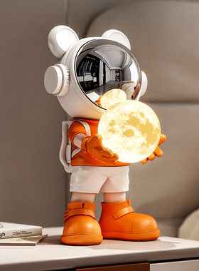 宇航员太空人小摆件小夜灯礼物