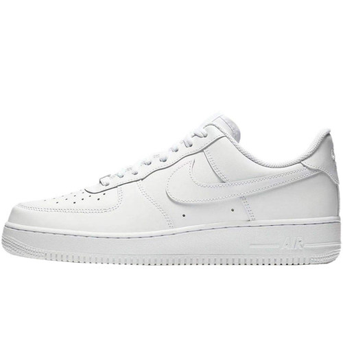 Nike耐克 男子AIR FORCE 1 经典纯白空军1号运动休闲鞋 - 图3