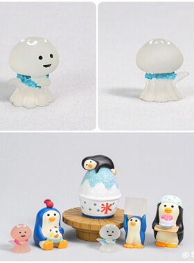 日系透明水母桌面治愈摆件装饰品