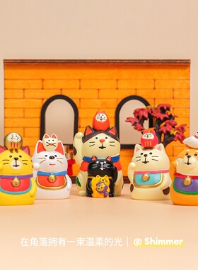 开运祈福招财桌面车载萌趣装饰品