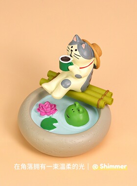可爱卡通小猫手办摆件