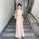 ຮູບແບບໃຫມ່ຈີນແບບຈີນ buckle ຊຸດ skirt ແອວສູງສໍາລັບ summer