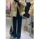 Small loose and slim Korean short woolen jacket
