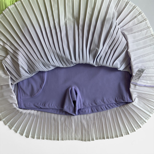 网球裙女夏季青春时尚运动裙吸湿排汗百搭短裙瑜伽跑步健身百褶裙