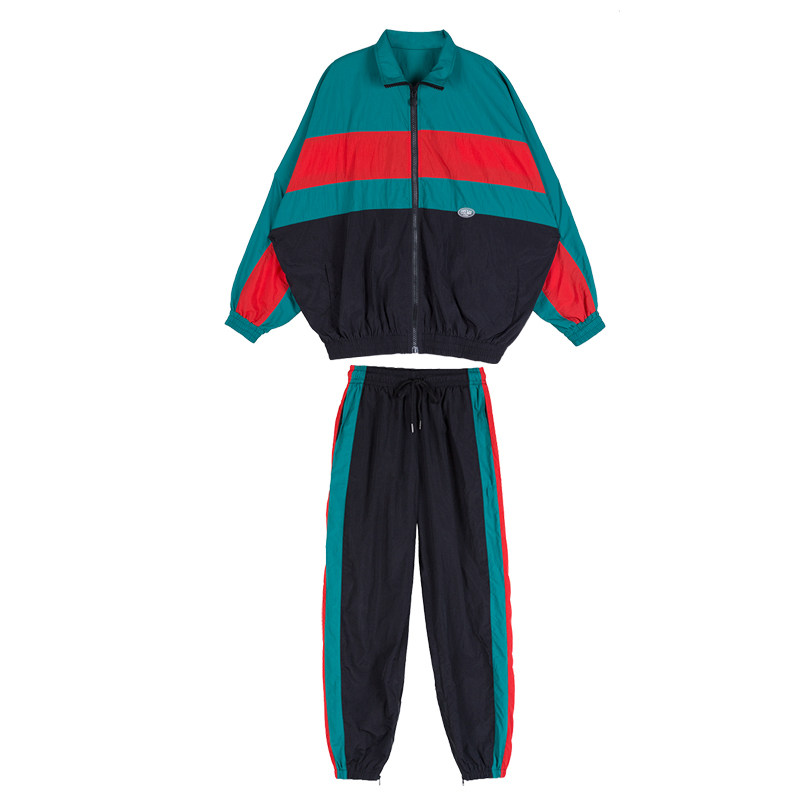 小鹿要飞夏季新款撞色休闲防晒外套 小鹿要飞 杨雅熙定制时尚套装