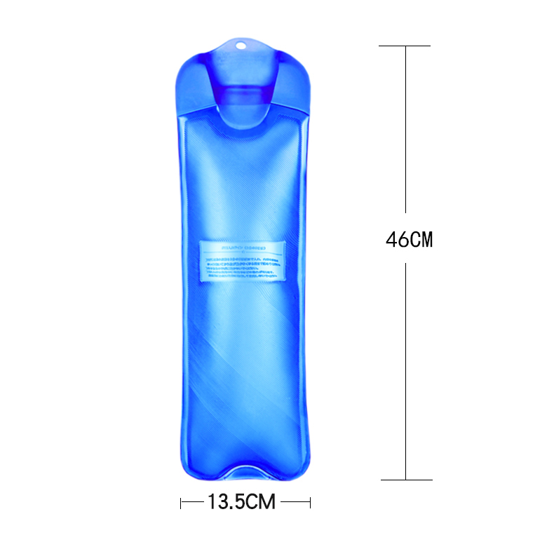 HONT透明注水热水袋 PVC充水袋安全防爆大长条2000毫升 送外套