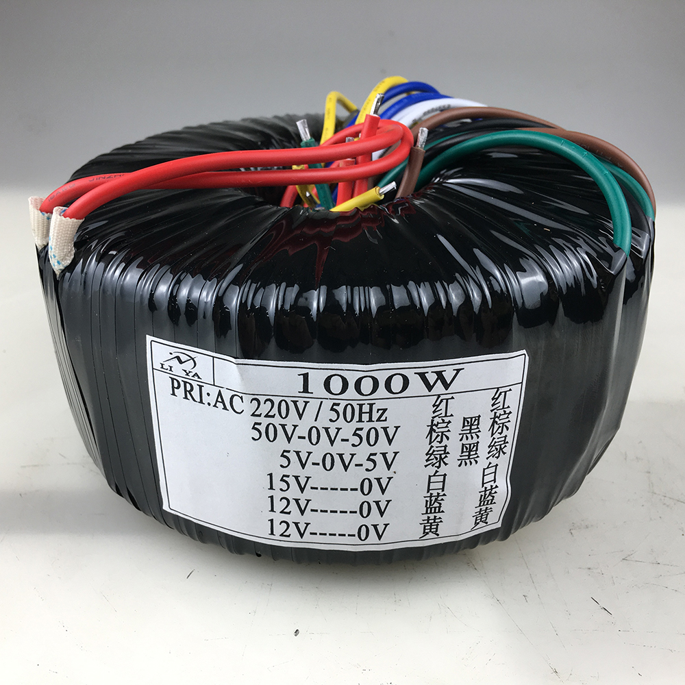 1000W环形变压器220V转5V8V10V12V14V16V18V20V24V纯铜足功率电源-图1