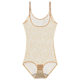 Ultra-thin one-piece shapewear buttoned tummy control waistband