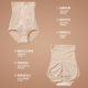 Warm and velvet high-waisted belly-controlling butt-lifting underwear that fully covers the buttocks