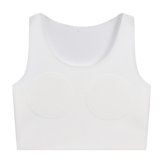 Zero trace large breasts showing small corset underwear