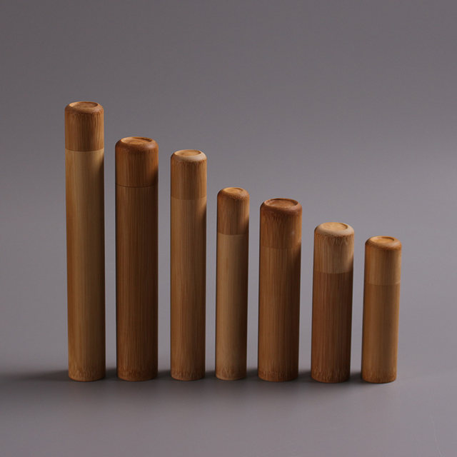 Bamboo sealed tea can portable incense stick for travel
