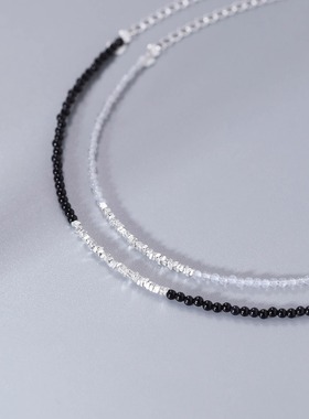 碎银子情侣手链送男女友七夕礼物