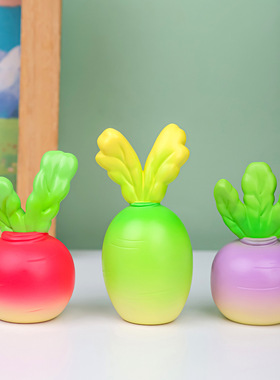 萌萌小萝卜创意仿真卡通萝卜摆件树脂工艺品植物盆栽桌面