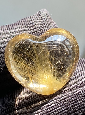 天然水晶发晶吊坠裸石DIY水晶饰品项链戒指一物一图