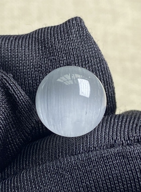 天然水晶顺发蓝兔毛吊坠圆珠DIY兔毛单珠饰品可做戒指9.5mm