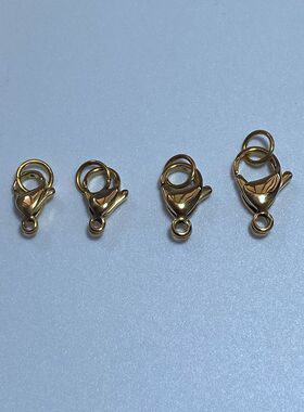 金色珍珠项链手链连接扣接头卡扣