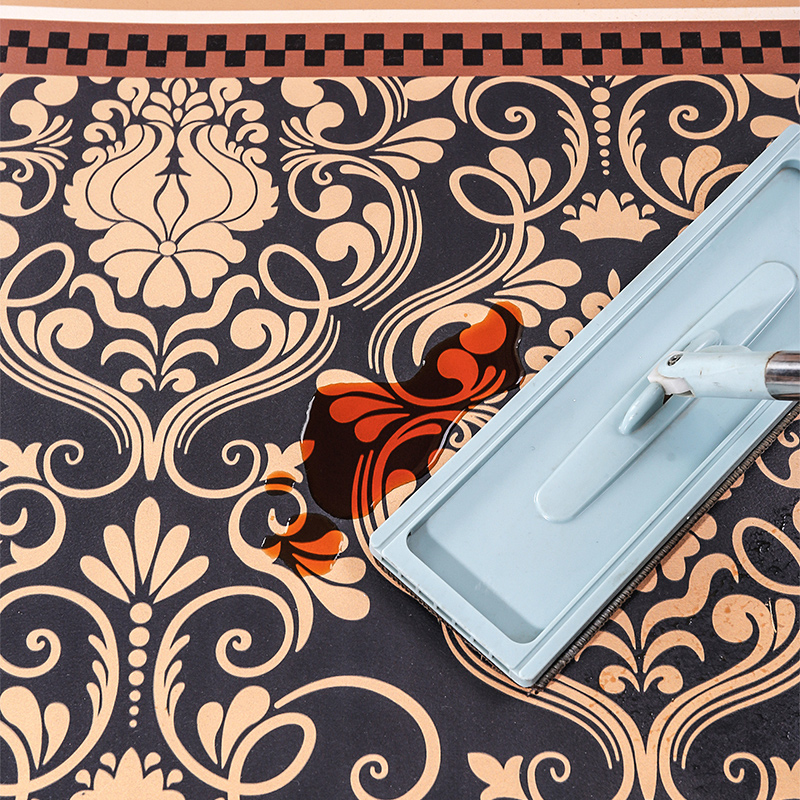 复古美式皮革入户门地垫家用可擦免洗耐脏进门垫子pvc脚垫门口垫,淘宝优惠券,粉丝福利购,淘宝优惠卷